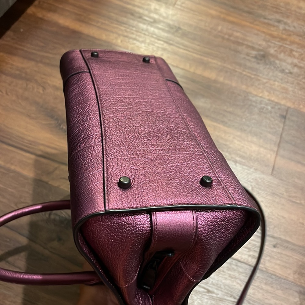 Coach in EUC Crossbody/ Handbag in a Purple Color very unique a gorgeous - Picture 9 of 13